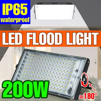 LED Potvynių Šviesos 220V LED Siena Dėmesio IP65 Vandeniui 200W LED Lauko Sodo Lempos, Projektorių Apšvietimo Atšvaitas, Gatvių Apšvietimas,
