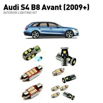 Led vidaus apšvietimas Audi s4 b8 avant 2009+ 14pc Led Žibintai, Automobilių apšvietimo komplektas, automobilių lemputės Canbus