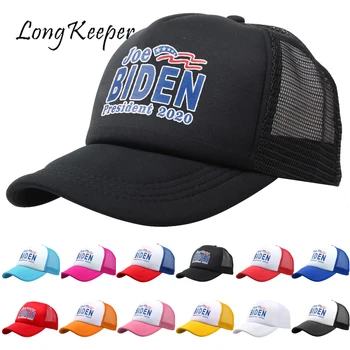 LongKeeper Vasaros Lauko Beisbolo kepuraitę Bidė 2020 m. JAV Rinkimų Mados Kvėpuojantis Skrybėlę Reguliuojamas Hip-Hop Kepurės Antis Kalba Skrybėlę
