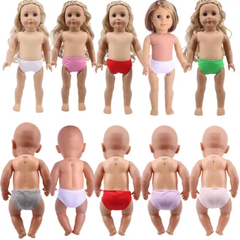 Lėlės Kelnaitės Tinka priedai 18 Colių American Doll&43 Cm ReBorn Baby Doll Mergaitės Dovana,Mūsų Karta Mergina Žaislas,Kalėdinė dovana