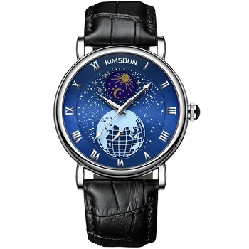 Mados Dizaino Pasaulyje Žvaigždėtas Dangus Laikrodžiai 2022 Naujas Kimsdun Laikrodžiai Vyrams, Mechaninė Automatinė Laikrodžius Vyras Žiūrėti Prabangos Žiūrėti