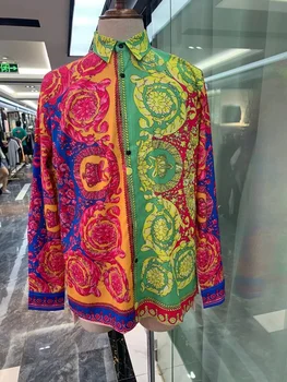 Mados w9092 vyriški Marškiniai 2022 kilimo ir tūpimo Tako Prabanga garsaus Prekės ženklo Europos Dizainas šalies stiliaus vyriški Drabužiai