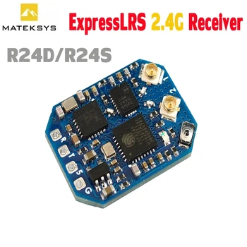 MATEK R24D R24S ELRS 2.4 G Imtuvas ExpressLRS CRSF RC FPV Lenktynių Freestyle Nano, Mikro, Mini Ilgo Nuotolio Drones