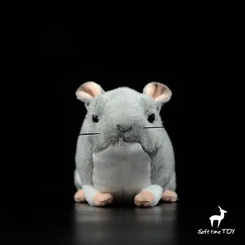 maža dovana žaislas, lėlė Šinšilų aksomo pelės