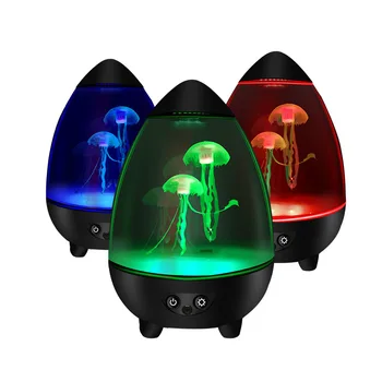 Medūza Lavos Lempą Išjungti Modeliavimas Medūzos Lempos Naktį Nuotaika Šviesos USB Akių Apsauga Stalo Lempos, Namų Biuro Patalpos Stalo Dekoras