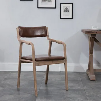 Medžio Valgomojo Kėdės Lounge Dizaineris Derliaus Modernus, Ergonomiškas Kėdės Salonas Muebles Para El Hogar Bibliotekos Baldai LQQ20XP