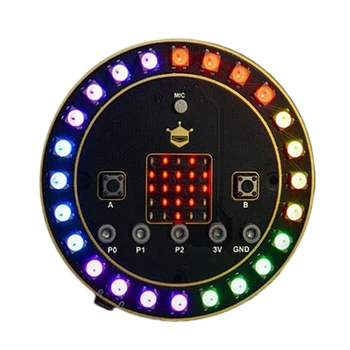 Mikro:Bit RGB Spalvų LED Šviesos Žiedas Plėtros Valdybos Vairuotojo Programavimo Plėtros Taryba Modulis