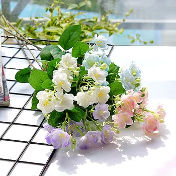 mini jazminų dirbtinių gėlių filialas home hotel apdailos gėlių išdėstymas ornamentu vestuvių fotografija rekvizitai