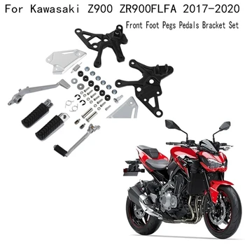 Motociklo Pedalu Stovi Pedalu Priekinė Koja Vinys Pedalų Atrama Nustatyti Kawasaki Z900 ZR900FLFA 2017-2020