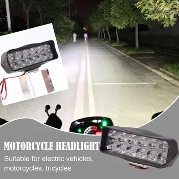 Motociklo priekinis žibintas 12V Motociklo ir Automobilio Super Šviesus Motoroleris priekinis žibintas Žibintai ATV Moto Žibintų Šviesos diodų (LED) Prožektorius Vairavimo G8A8