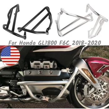 Motociklo Variklio Užmiestyje Guard Crash Bar Nerūdijančio Plieno Bamperis Rėmo Apsaugos Honda GL1800 F6C GL1800-F6C 2018-2020 2019