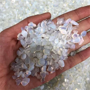 Natūralus akmuo kvarcas white opal žetonų kristalai gydomųjų akmenų sodo puošmena