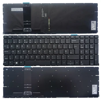NAUJAS UK nešiojamojo kompiuterio klaviatūra HP 450 G8 2020 JK klaviatūra su ir be apšvietimo be rėmelio