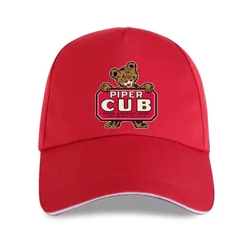 naujoji bžūp skrybėlę Piper Cub Retro Logotipas Lėktuvo Mokymo Lokys Aviacijos Skrydžių Beisbolo kepuraitę
