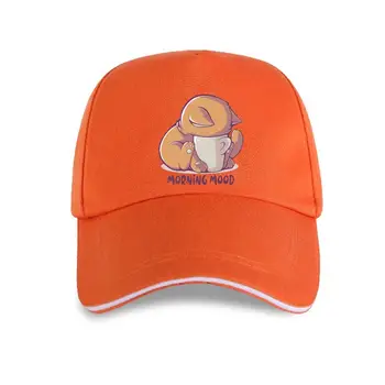 naujoji bžūp skrybėlę Ryto Nuotaika Beisbolo kepuraitę Kofeino Cute Kačių, Gyvūnų Kavos Mėgėjai ES Dydis Minkštas Vasaros Geriausia Dovana Atsitiktinis