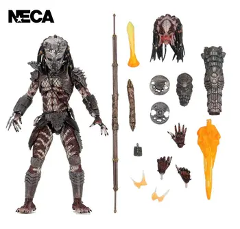 NECA - Predator2 Galutinis Mūšis Sugadinta Miesto Medžiotojas Veiksmų Skaičius, Filmas Anime Modelis Darbalaukio Dekoracijas, Kolekcines, Žaislai, Dovanos