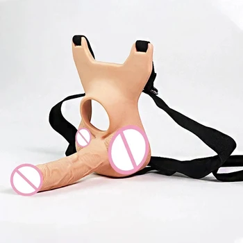 Nešiojami Tikroviškas Dildo, vibratoriai Reguliuojamas Dirželis Dvigubai Skverbtis Analinis Kaištis Lesbiečių Varpos Vyrų Pora Gėjų Sekso Žaislai
