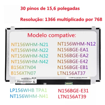NT156WHM-N32 N12 N156BGA-EB2 B156XTN Voor Boe 15.6 Slanke 30Pin Matricos Lcd-scherm Led Ekranas NT156WHM N32 V8.0 Vervanging
