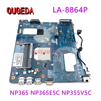 OUGEDA QMLE4 LA-8864P BA59-03399A BA59-03565A PAGRINDINĖS plokštės Samsung NP365 NP365E5C NP355V5C Nešiojamas Plokštė DDR3 visiškai išbandytas