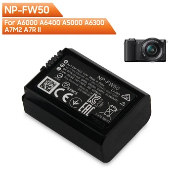 Pakaitinis Akumuliatorius NP-FW50 SONY A6000 α6000 A6400 A5000 A6300 A7M2 A7R II Įkrovimo Kamera Battery1080mAh