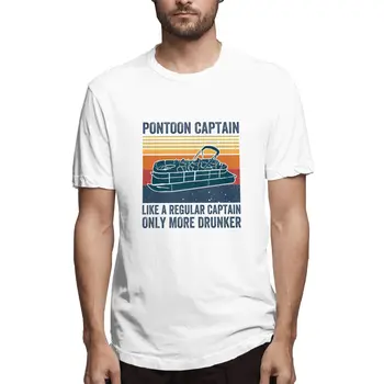 Pontonas Kapitonas Grafinis Tee vyriški trumpomis Rankovėmis T-shirt Estetinės Viršūnės