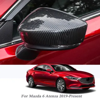 QCBXYYXH Automobilių Stiliaus Automobilio galinio vaizdo Veidrodis Apima Juostos Apdailos Rėmelis Padengti ABS Galinio vaizdo Apdaila Už Mazda 6 Atenza 2019-Metu