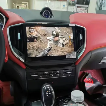 Qualcomm 6+128GB Už Maserati Ghibli 2014-2021 Android Automobilio Radijo, GPS Navigacija, Multimedia, Radijo Grotuvas Galvos Vienetas Carplay