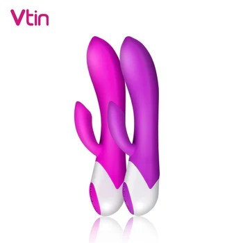 Rabbit Vibratorius Su 10 Rūšių Dvigubo Variklio Vibratorius Klitorio Stimuliatorius Sekso Produkto Moterų Masturbator
