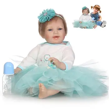 Realus Baby Doll Realaus Gyvenimo Kūdikių Lėlės Mergina Silikono Modeliavimas Silikono Naujagimių Lėlės Dovana Su Minkštos Odos Vaikams