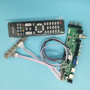 Rinkinys N101L6-L0C VGA LED HDMI skaitmeninės TV LVDS USB AV 40pin Signalas valdiklio plokštės 1024X600 WLED DVB-T, DVB-T2 10.1