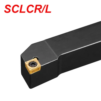 SCLCR0808F06 SCLCR1010H06 SCLCR1212H06 SCLCR1616H09 SCLCR2020K09/K12 SCLCR2525M09/M12 Išorės Įrankių Laikiklis Pjovimo Staklės, Įrankiai