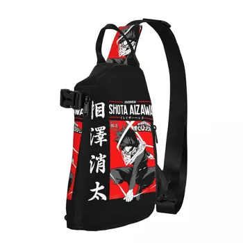 Shota Aizawa Visi Gali Pečių Krepšiai, Mano Herojus Akademinės Bendruomenės Laisvalaikio Krūtinės Maišelį Telefono Kelionėse Sling Bag Streetwear Spausdinti Crossbody Krepšiai