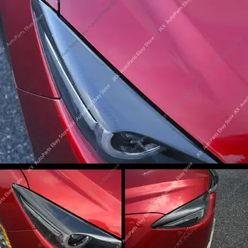 Skirta Mazda3 Axela M3 2017-2018 Anglies Pluošto Stiliaus k Priekinis Žibintas Lipdukai Apdaila