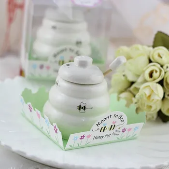 Skirtas Bičių Keramikos Medaus Puodą 80SET/Daug vestuvių naudai kūdikio dušas šalis gimtadienio dovana vaikams svečias dovana metu