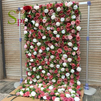 SPR individualų dirbtinis audinys roll iki vestuvių gėlių sienos