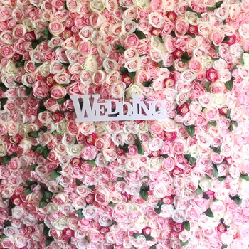 SPR vestuvių gėlių sieninės vestuvių proga fone dekoratyviniai dirbtiniai rožių gėlių stalo runner gėlių arka