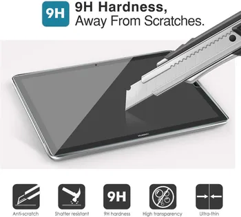 Tabletę Grūdintas Stiklas Screen Protector Padengti Huawei MediaPad M5 10.8 Colių Visiška Anti-Scratch Sprogimų Ekranas