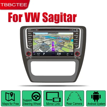 TBBCTEE Android Automobilio Radijas Stereo GPS Navigacija Volkswagen VW Sagitar 2012 m. iki 2018 M., 