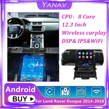 Tesla Stiliaus Ekrano Automobilio Multimedijos Radijo GPS Navigacija Land Rover Range Rover Evoque L551 L538 2012-2018 Belaidžio Carplay