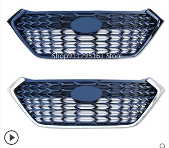 Tinka Hyundai Tucson 2015-2018 aukštos kokybės chromuota priekinis bamperis radiatoriaus grotelės radiatoriaus grotelių 1PCS Su logo