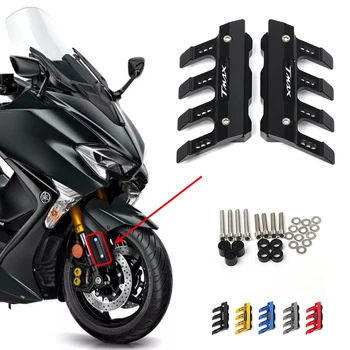 Už Yamaha TMAX560 530 tmax500 300 Motociklo CNC priedai mudguard šoninės apsaugos blokas priekinio sparno pusėje anti-rudenį slankiklį