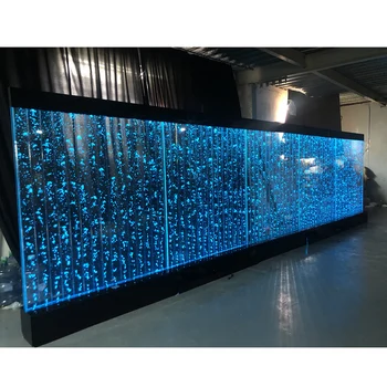 Vandens uždangų vandens siena burbulas vandens šokių didelis akrilo ekrano skiriamoji veranda žuvų bakas kambarį akvariumas užsakymą