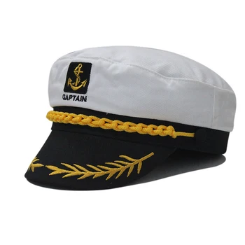 Vasaros klasikinis kapitonas flat top hat aukso grūdų vadas bžūp