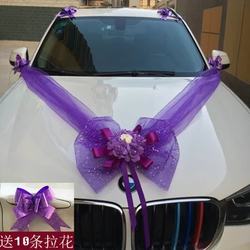 Vestuvinių Automobilių Papuošimas, Gėlių Korėjos Vestuvių Automobilių Dekoratyvinių Gėlių Pavaduotojas Automobilių Galva Plaukti