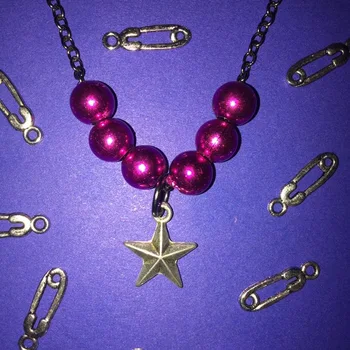 Y2K Papuošalai Metalo Pearl Star Pakabukas Karoliai Moterų Mados Derliaus Saldus Harajuku Karoliai Žavesio 90-ųjų Estetika