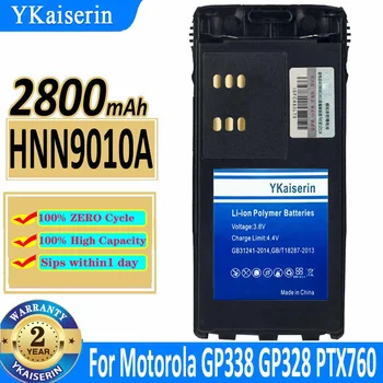 YKaiserin Aukštos Kokybės HNN9010A 2800mAh Baterija Motorola GP338 GP328 PTX760 walkie-talkie sprogimo Baterija walkie talkie