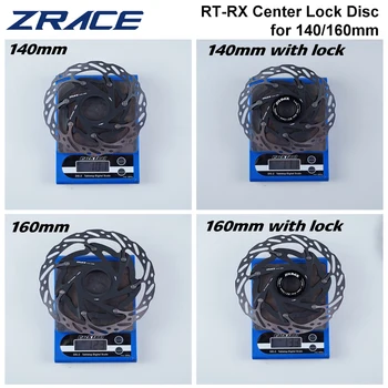 ZRACE RT-RX Center Lock Stabdžių Diskas Kelių Bike 140mm 160mm Dviračių Stabdžių Ultralight Stiprus Šilumos Išsklaidymo Plūduriuojantis Rotoriaus
