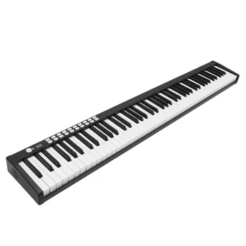 Įkrovimo Pianinas 88 Klavišą Elektroninis Pianinas Sutirštės Vertus, Lankstymo, Valcavimo Midi Klaviatūra, 