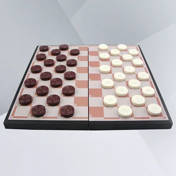 Šaškių Stalo Žaidimas Šachmatais Nustatyti Draughtsfor Suaugusiųjų Kinijos Lankstymo Tarptautinės Grimzlės Lentos Setsclassic 