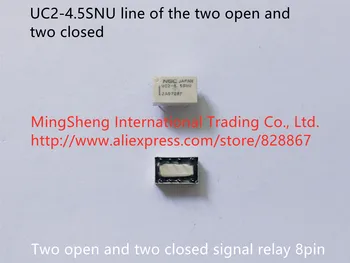 Originalus naujas 100% UC2-4.5 SNU linijos du atviri ir dvi uždaros signalo relės, o ne HFD4/4.5-L